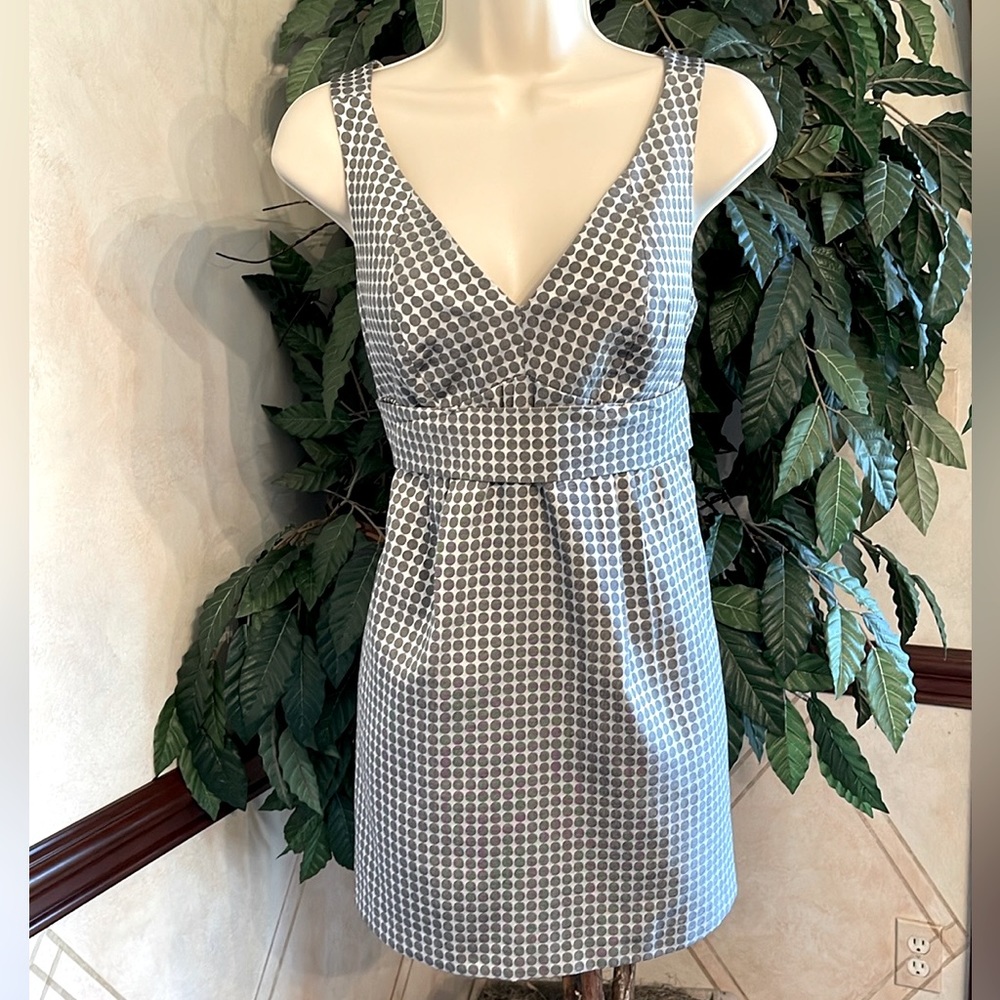 THE LIMITED GRAY CIRCLE DOT TOP